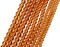 60pcs 6mm Natural Stone Beads,Gemstone Round Loose Beads for DIY Bracelet Necklace Earrings,Stone Beads for Jewelry Making(Amber Crystal)